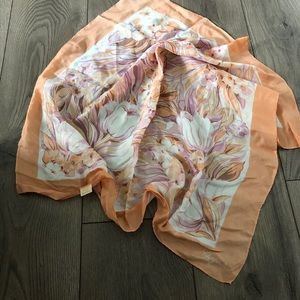 Vintage 50s 60s Schiaparelli silk scarf
